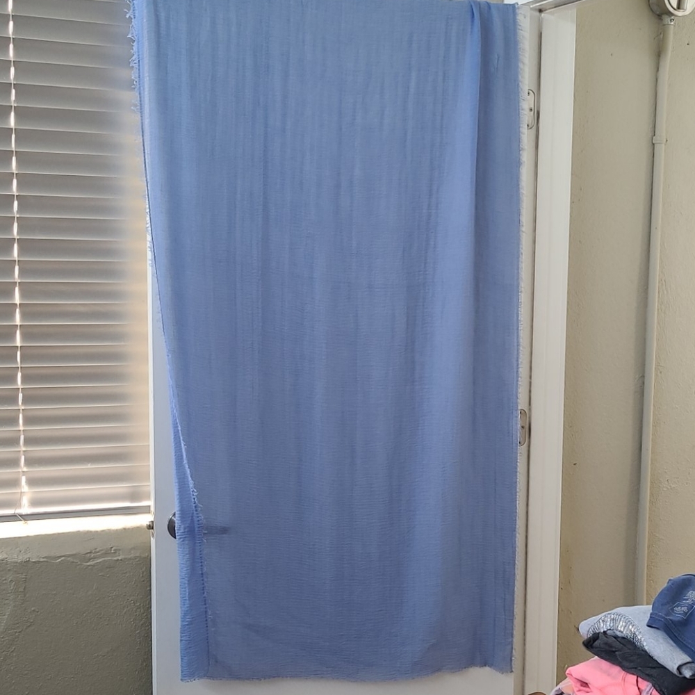 Large blue pashmina